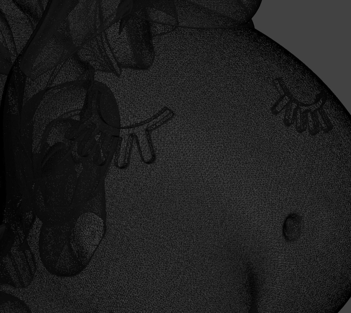 CUTE UNICORN FIGURINE 3D print model_5