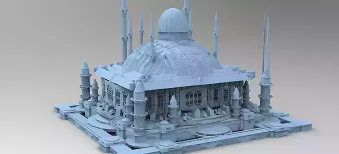 Baroque Persian Temple 3D model