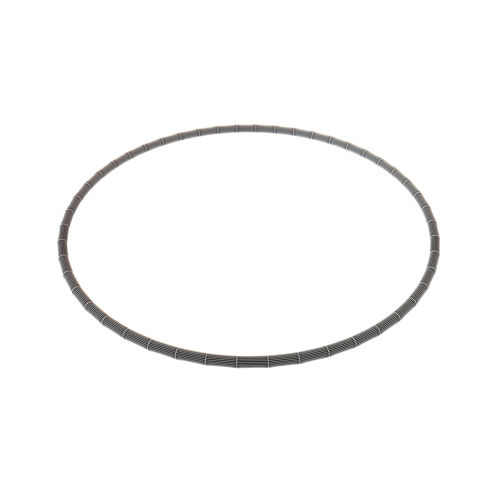 Body Hoops V1 003 Low-poly 3D model_7