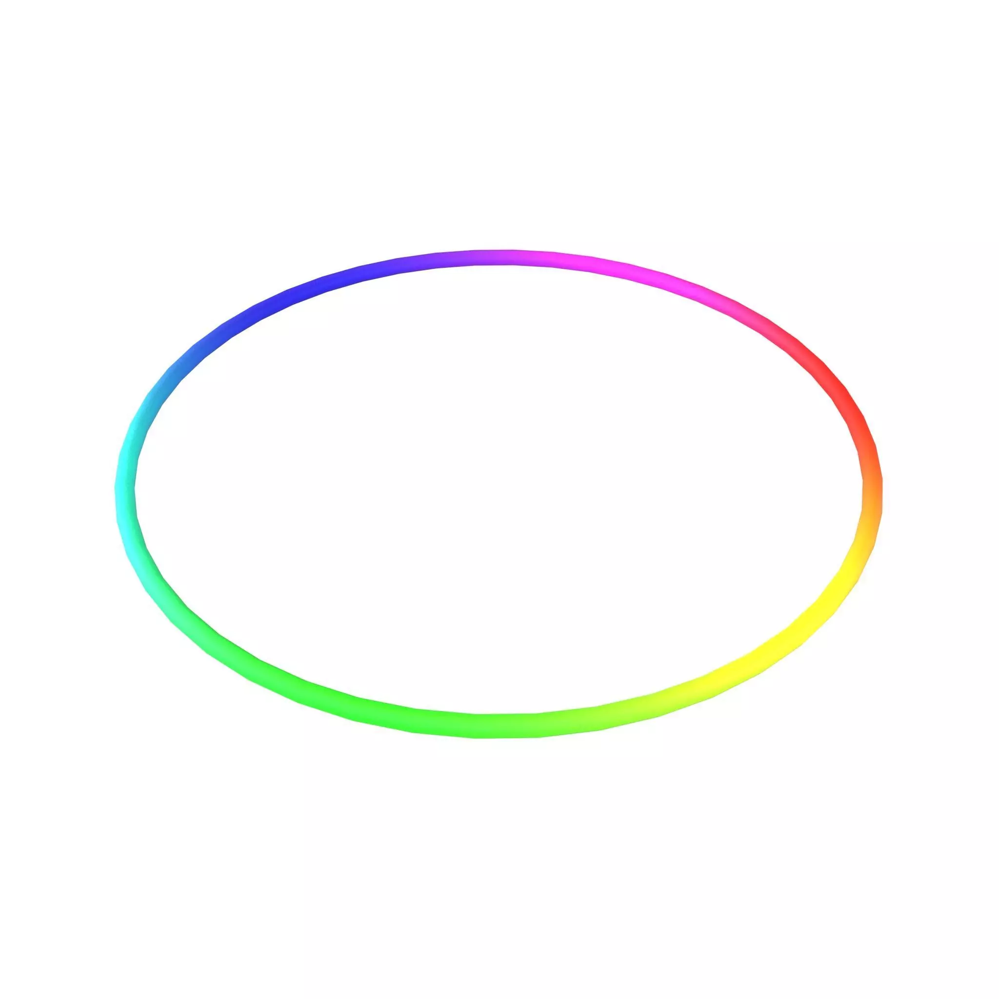 Body Hoops V1 003 Low-poly 3D model_0