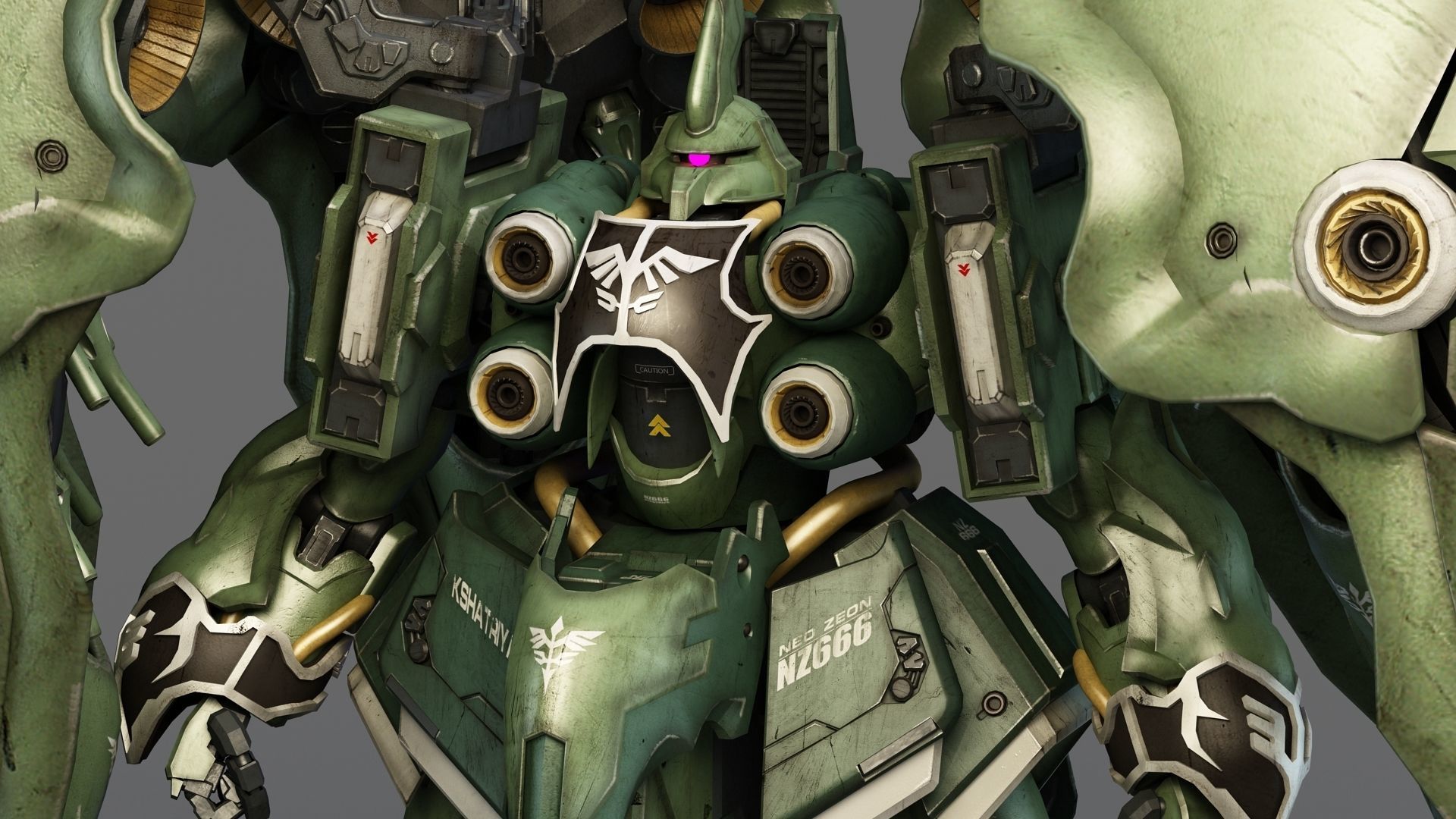 MOBILE SUIT GUNDAM NZ-666 KSHATRIYA 3D model 3D printable | CGTrader