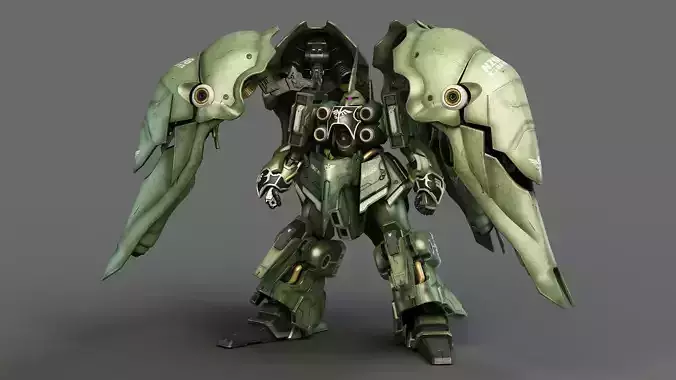 MOBILE SUIT GUNDAM NZ-666 KSHATRIYA 3D print model