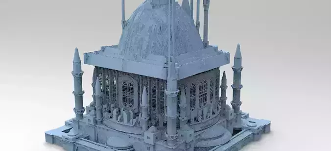 Persian Sci-Fi Palace Cathedral 