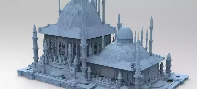 Persian Sci-Fi Palace Cathedral 2 versions