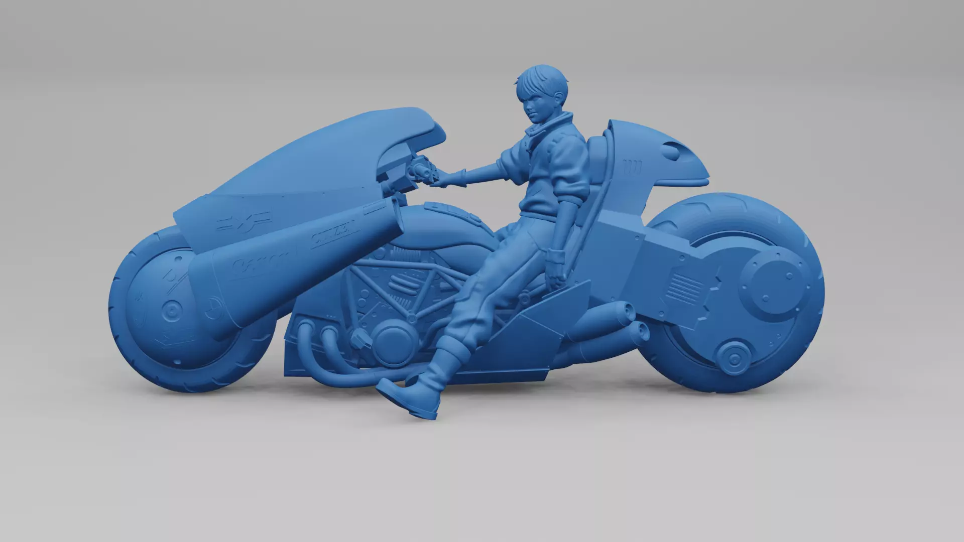 Akira Kaneda Bike  3D print model_0