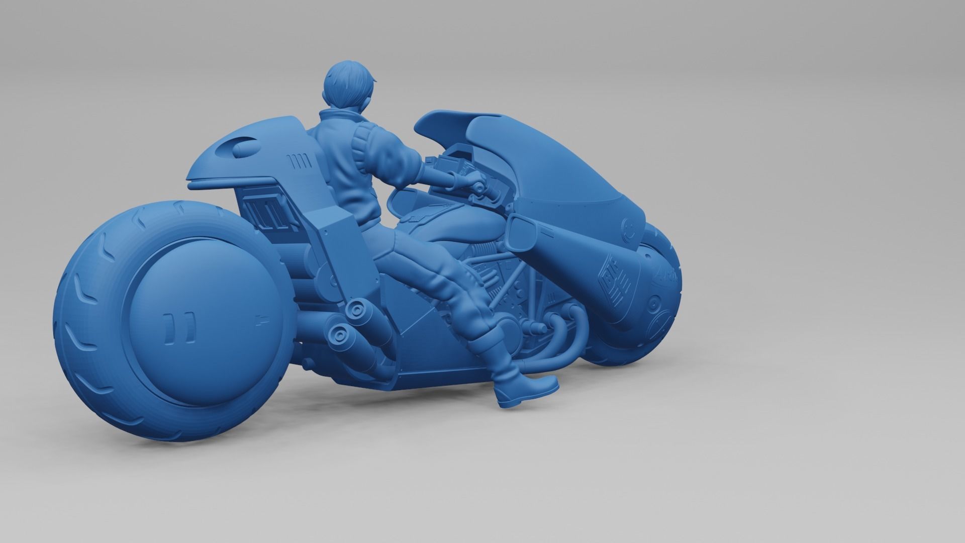Akira Kaneda Bike  3D print model_3