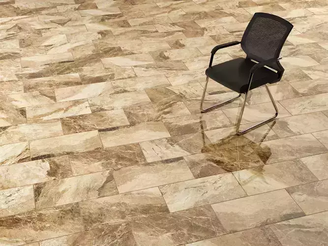 Breccia Brown Marble Gloss Tile 300 x 600 mm Texture Map