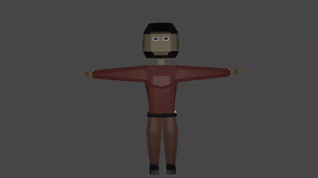 Citizen low poly star trek character Free 3D model