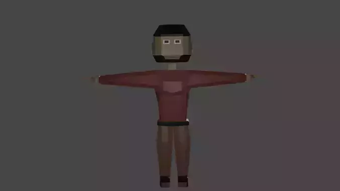 Citizen low poly star trek character