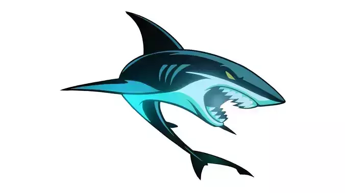 Sharks - San Jose logo 3D model