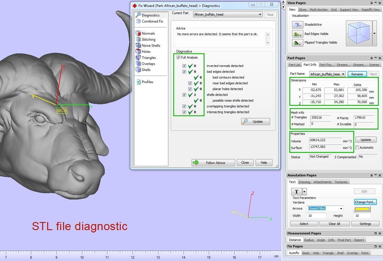 African Buffalo Head 3D print model_29