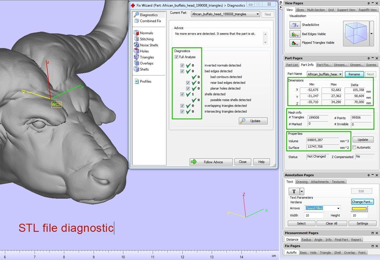 African Buffalo Head 3D print model_30