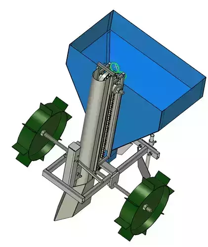 potato planter  3D model