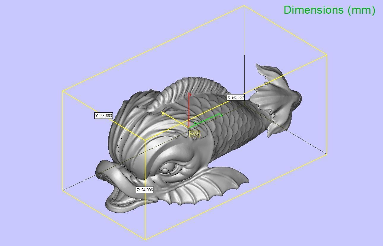 Fantasy Fish Stylized 3D print model_11