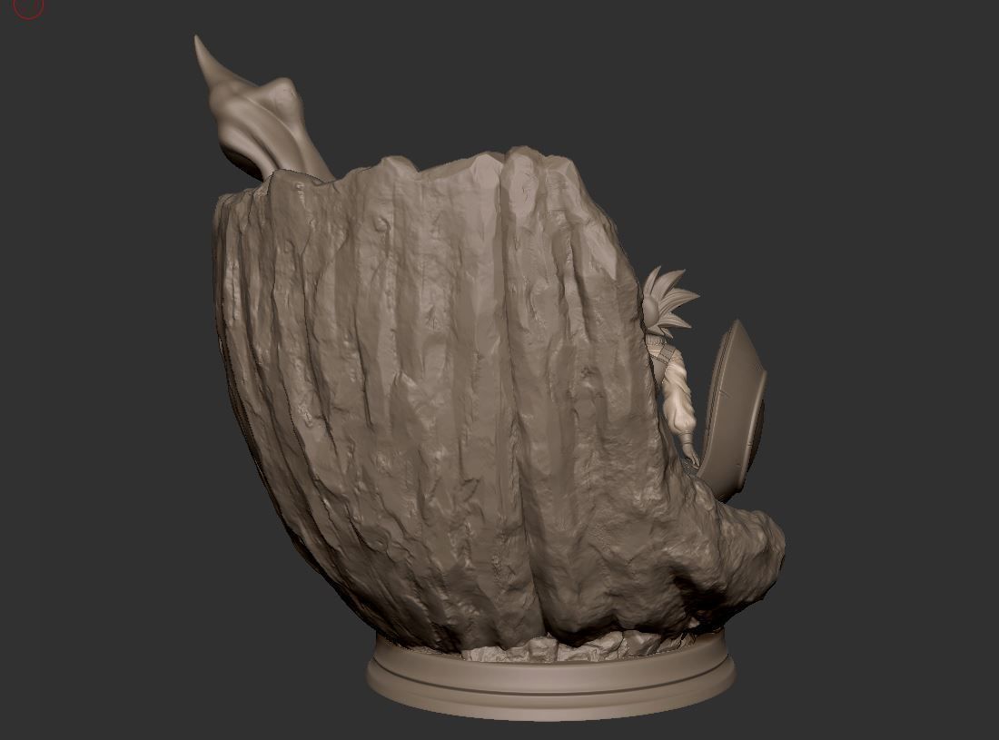 Son Goku Arrival 3D print model_7