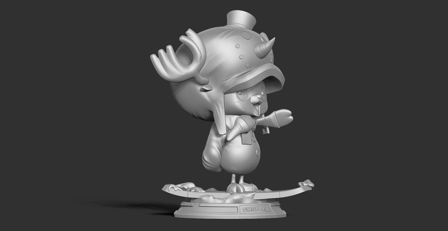 Snowman Chopper 3D print model_15