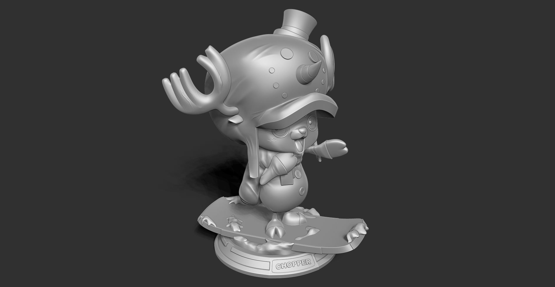 Snowman Chopper 3D print model_17