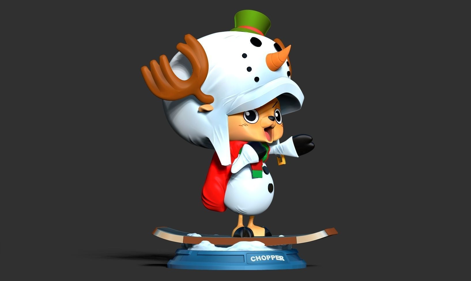 Snowman Chopper 3D print model_14