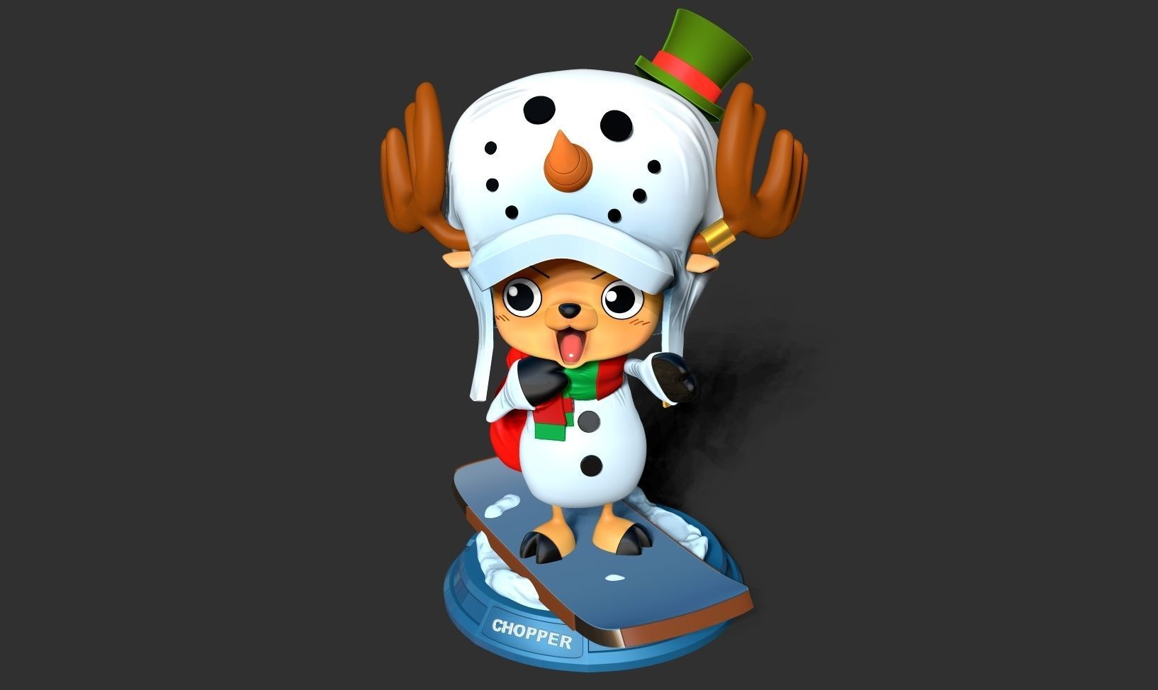 Snowman Chopper 3D print model_18