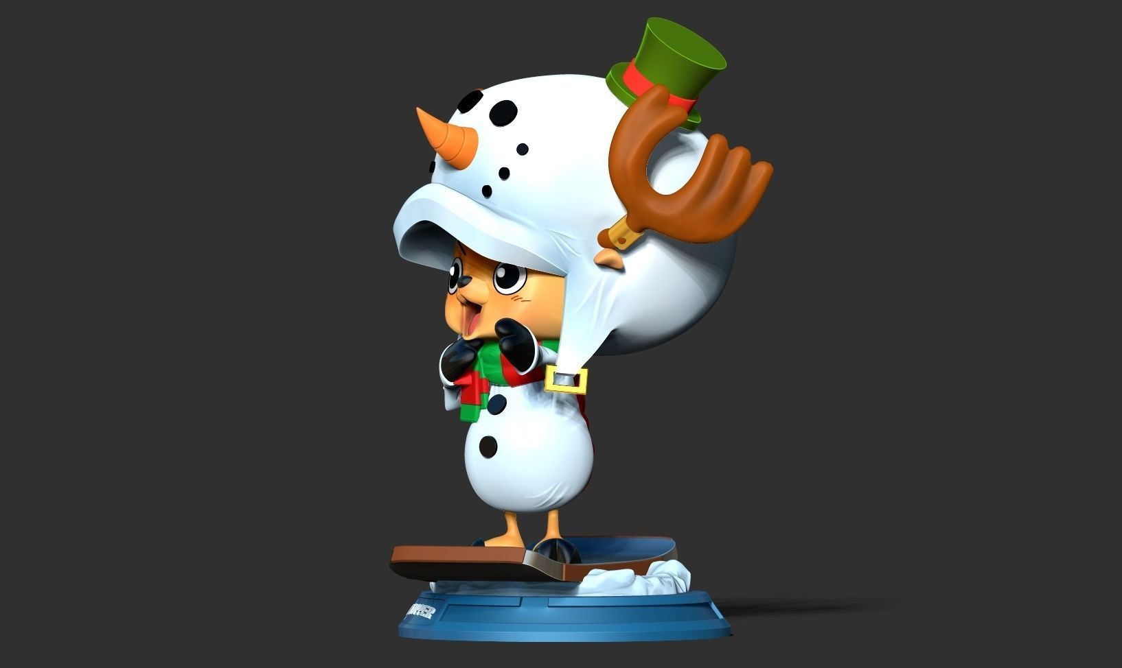 Snowman Chopper 3D print model_12