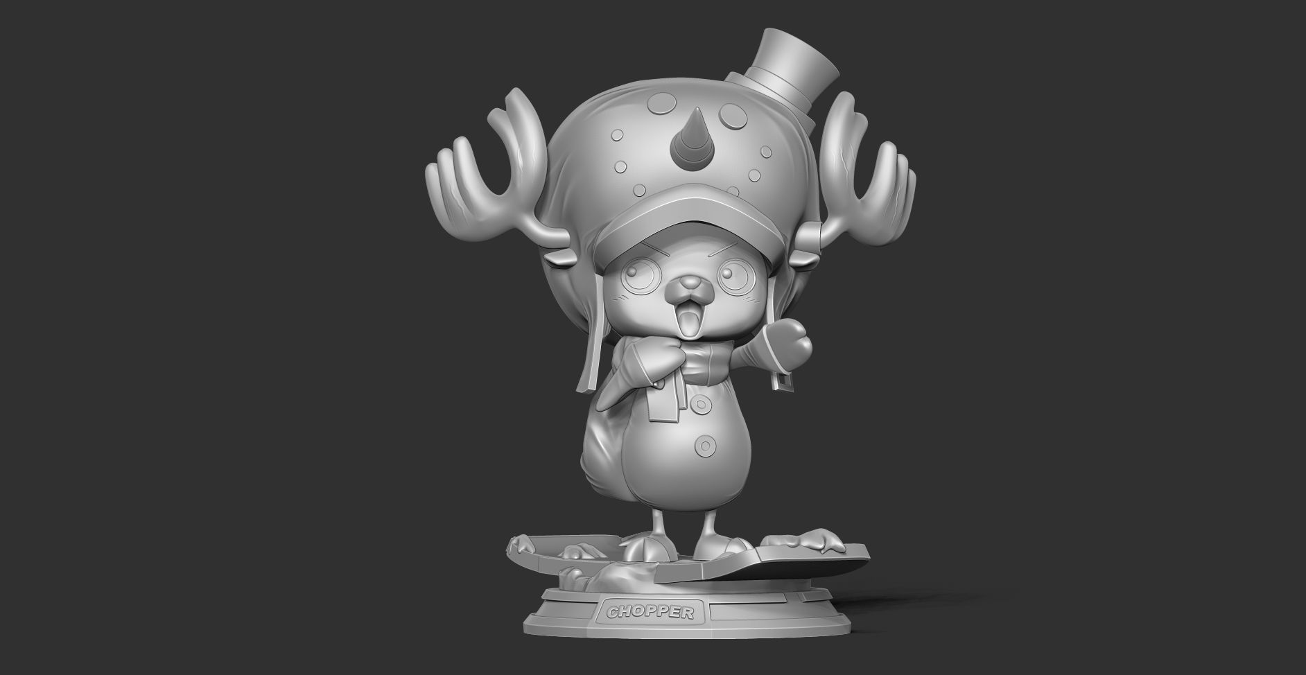 Snowman Chopper 3D print model_11