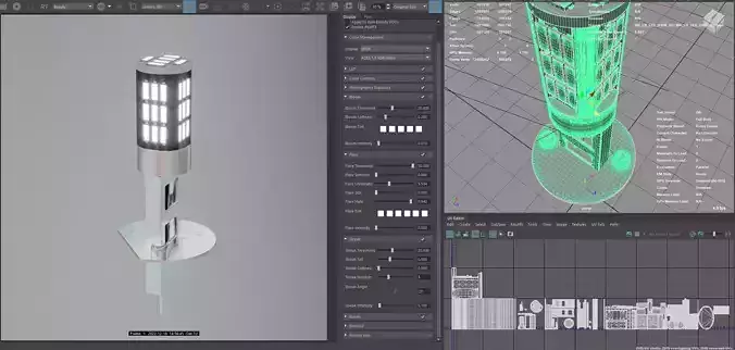 Photorealistic automotive lightbulb collection - item 021 3D model