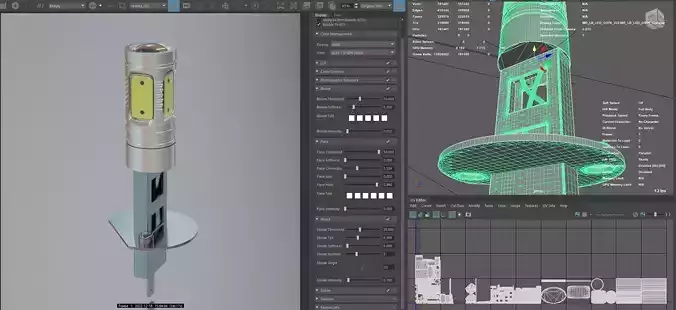 Photorealistic automotive lightbulb collection - item 022
