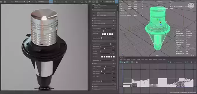 Photorealistic automotive lightbulb collection - item 025