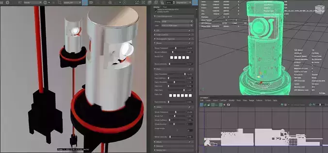 Photorealistic automotive lightbulb collection - item 027