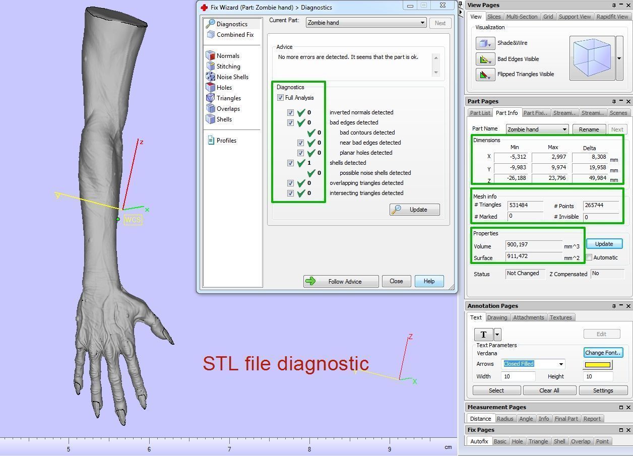 Zombie Hand 3D print model_8
