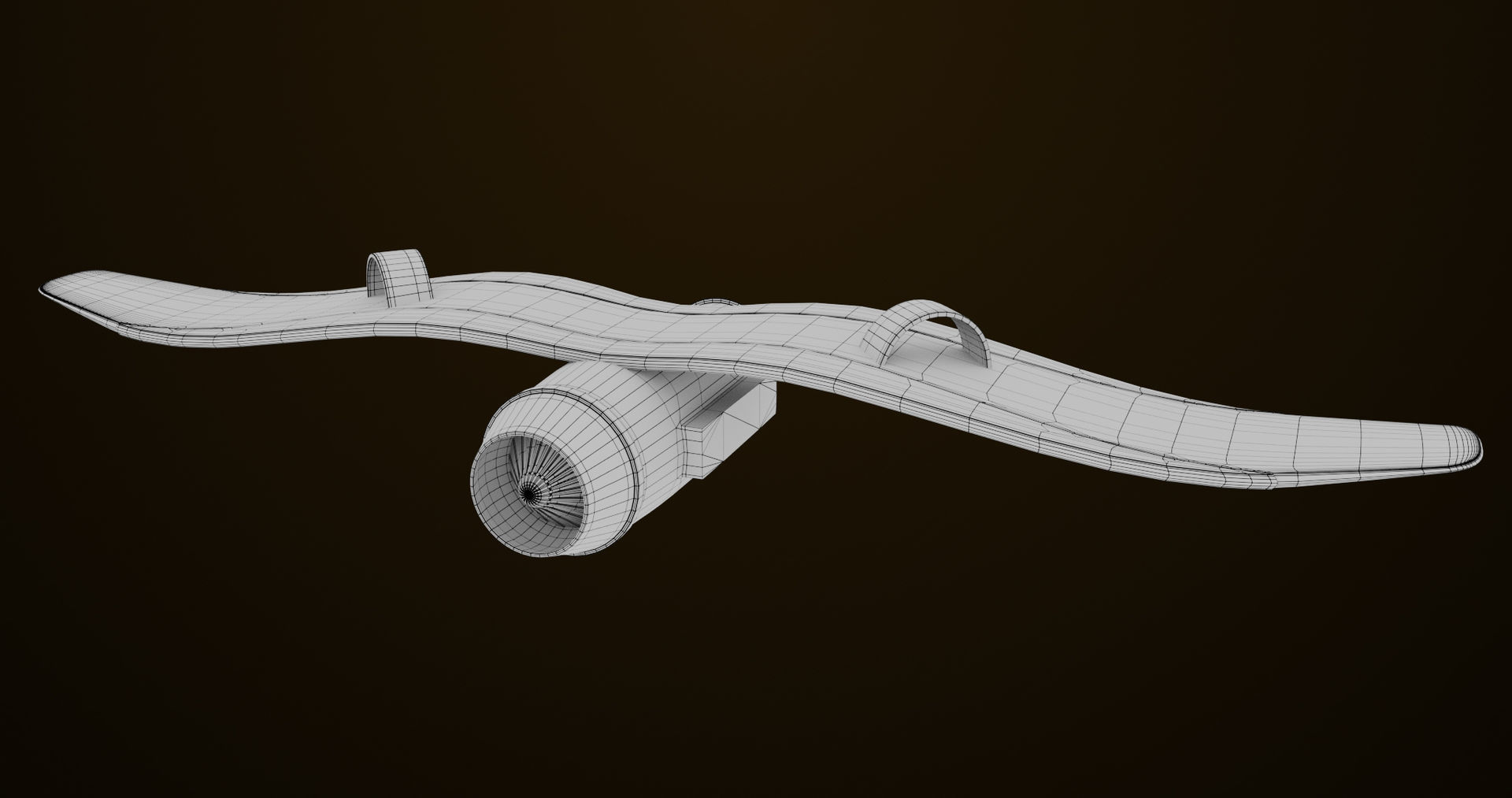  Sci Fi Hoverboard 6 All PBR Unity UE Textures Included Low-poly 3D model_11