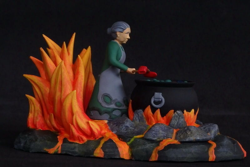 Mary Karras Your Mother Cooks socks In Hell 3D Statue STL 3D print model_4