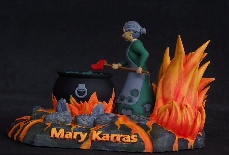 Mary Karras Your Mother Cooks socks In Hell 3D Statue STL 3D print model_5