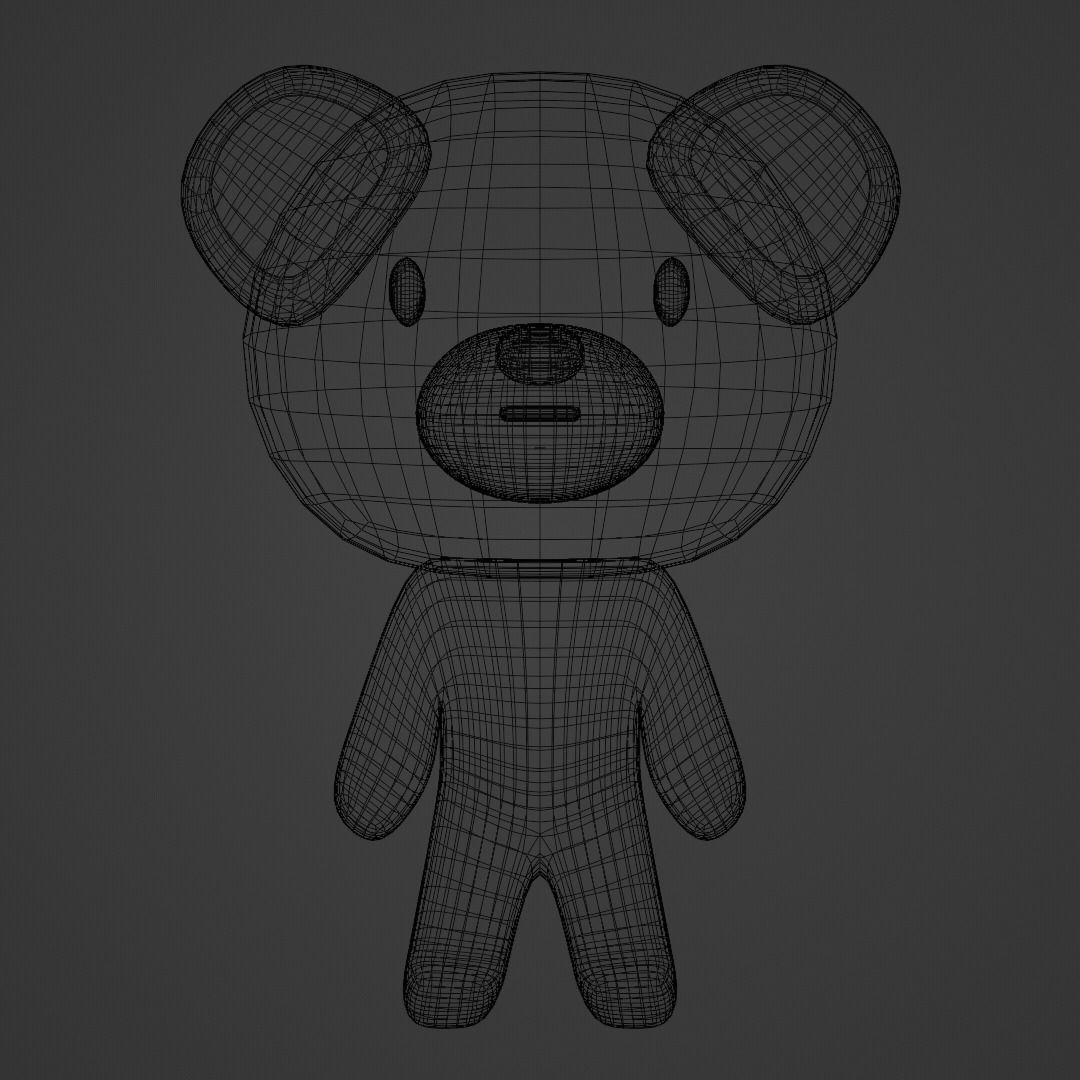 Teddy Bear 3D model_6
