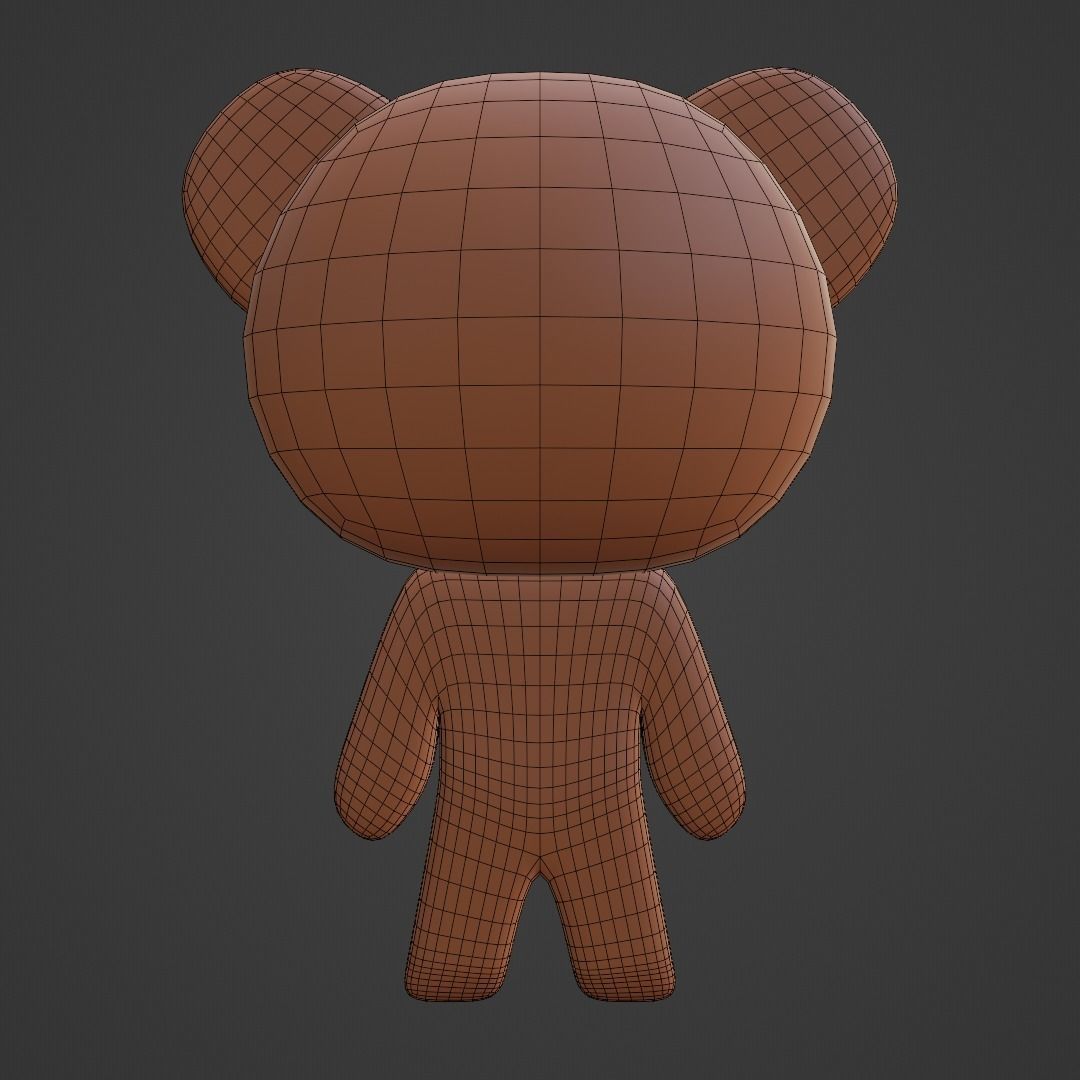 Teddy Bear 3D model_8