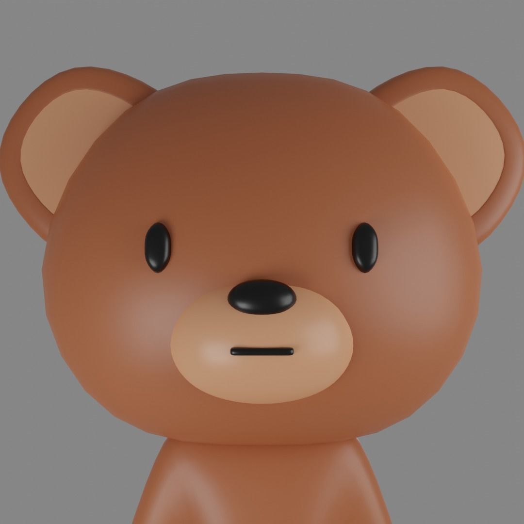 Teddy Bear 3D model_2
