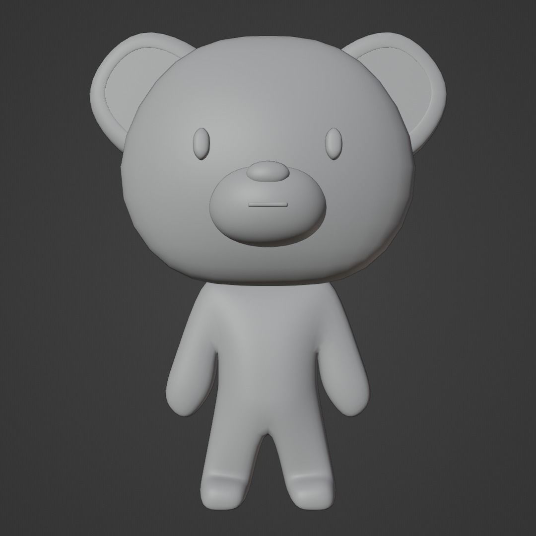 Teddy Bear 3D model_3