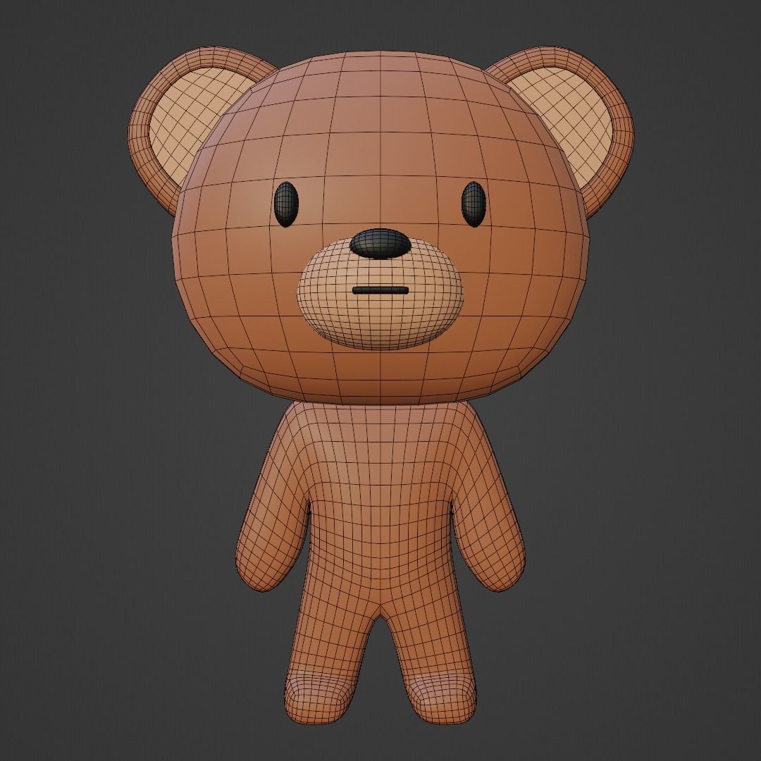 Teddy Bear 3D model_7
