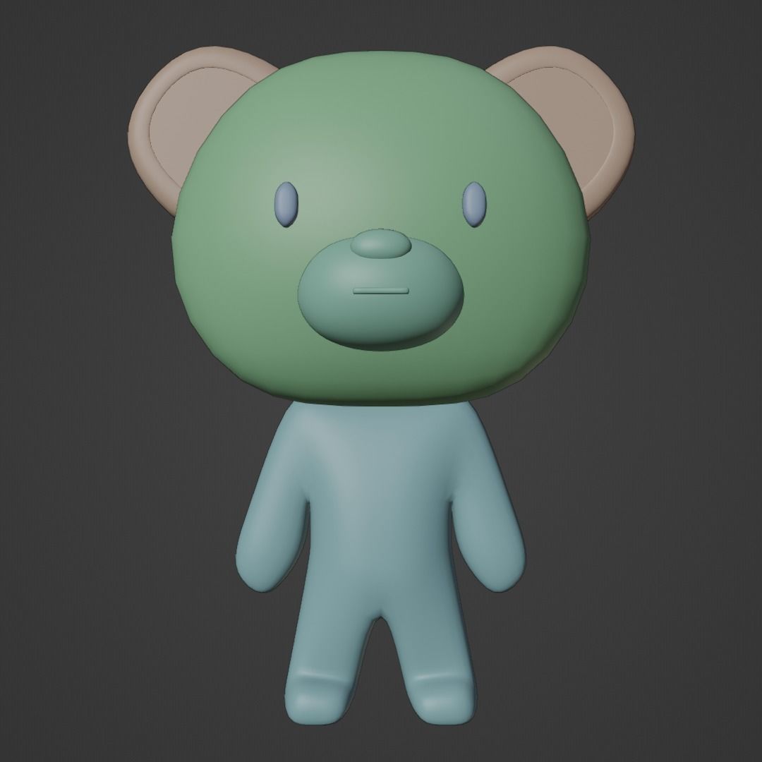 Teddy Bear 3D model_4