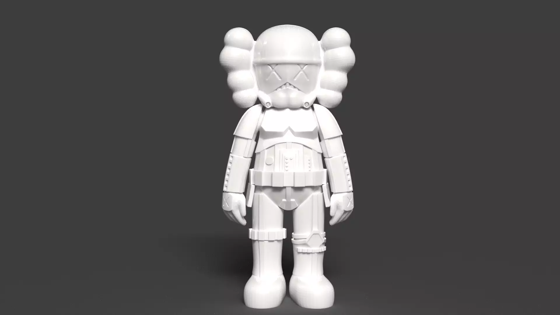 KAWS STAR WARS STORMTROOPER by GLOBO STARK 3D print model
