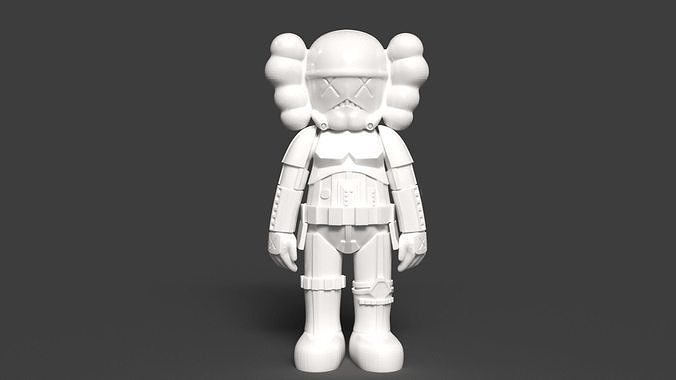 KAWS STAR WARS STORMTROOPER by GLOBO STARK 3D print model