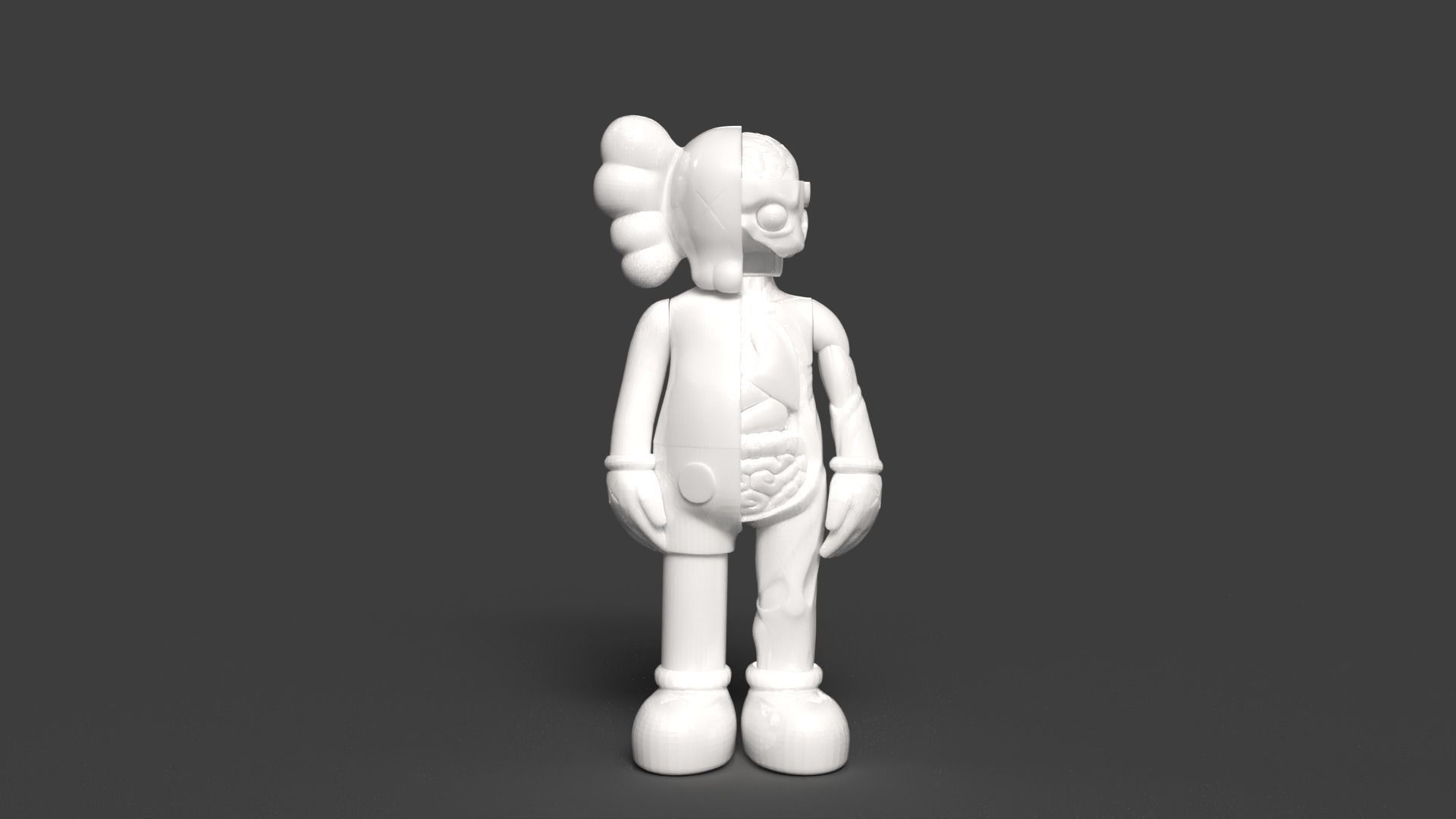 KAWS DISSECTED COMPANION 2006- GLOBO STARK 3D print model_4