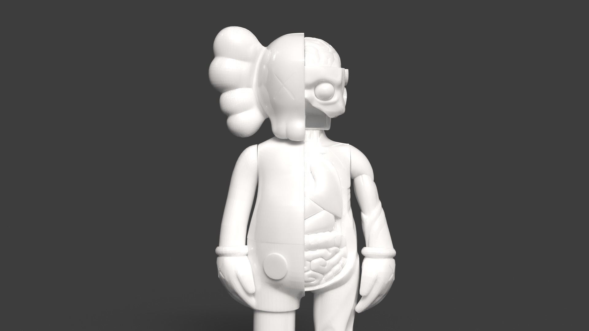 KAWS DISSECTED COMPANION 2006- GLOBO STARK 3D print model_2