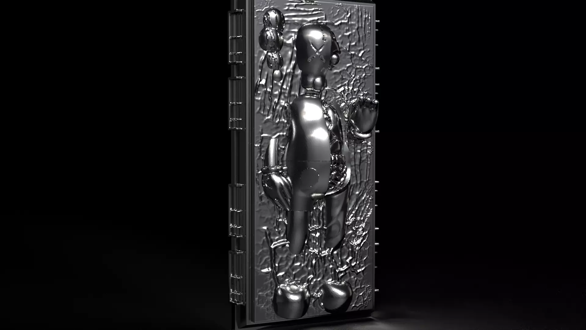 KAWS DISSECTED 2009- STAR WARS HAN SOLO CARBONITE 3D print model_0