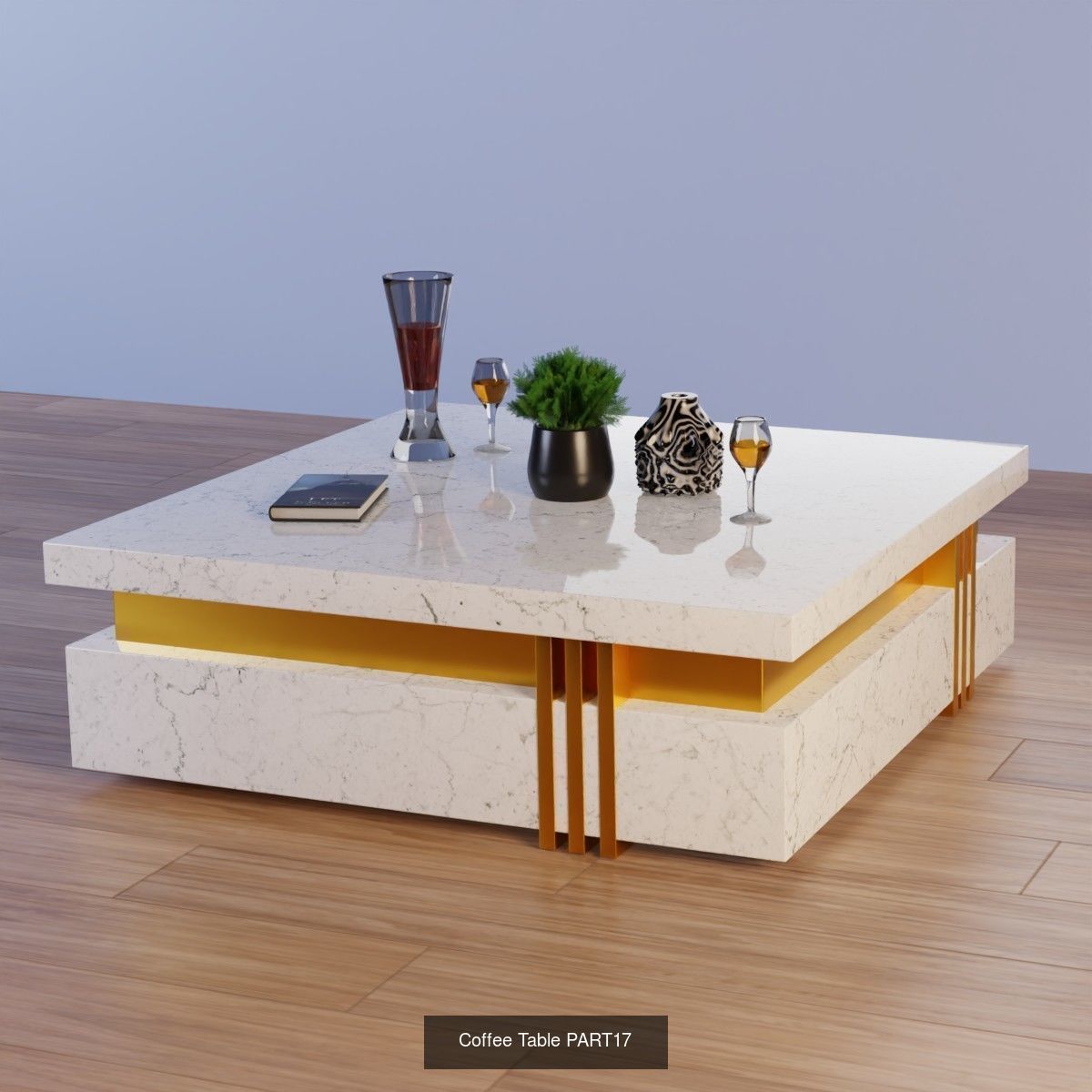 COLLECTION OF 25 HIGH QUALITY COFFEE TABLES MODELS _19