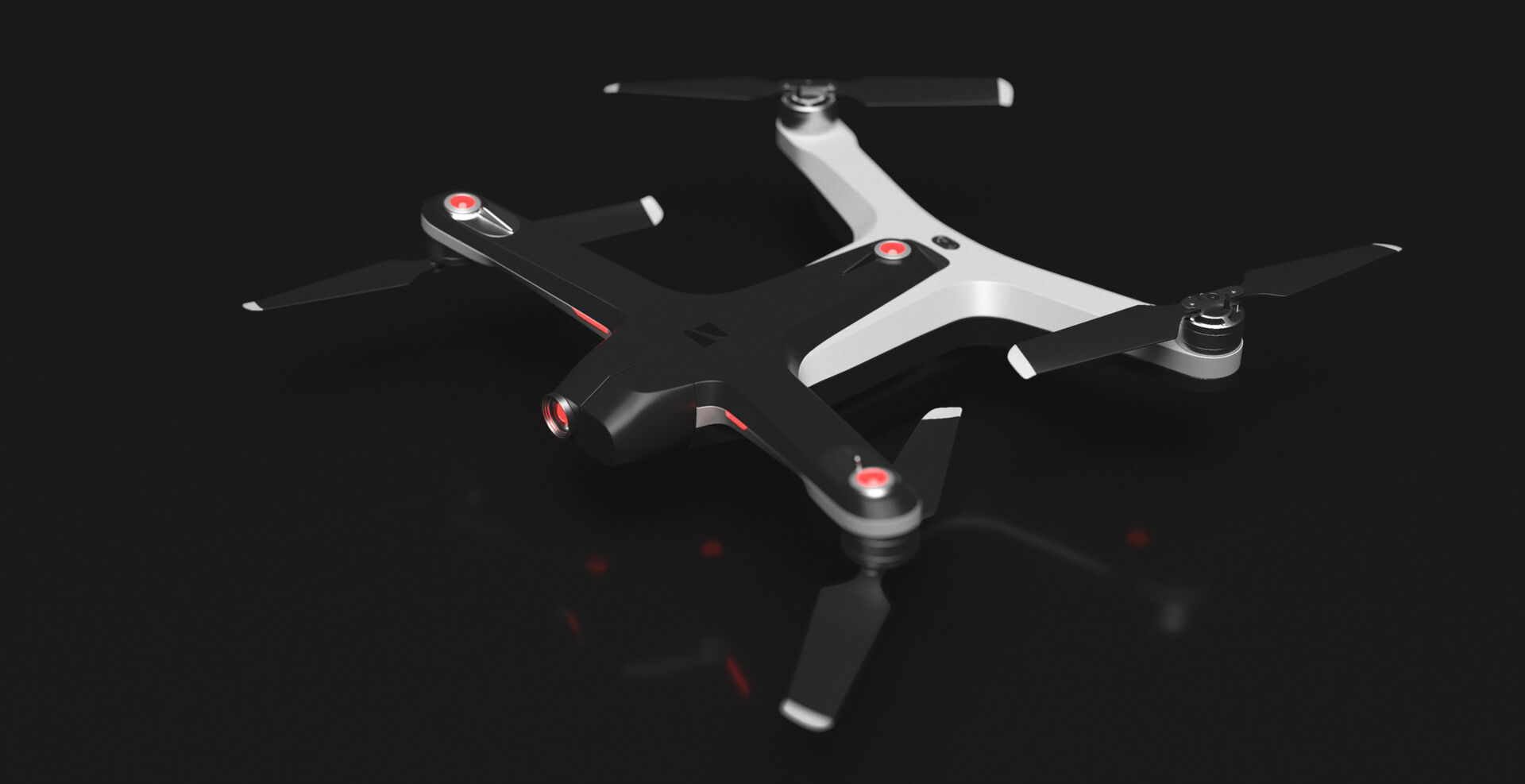 Dron - Skydio 2  3D model_2