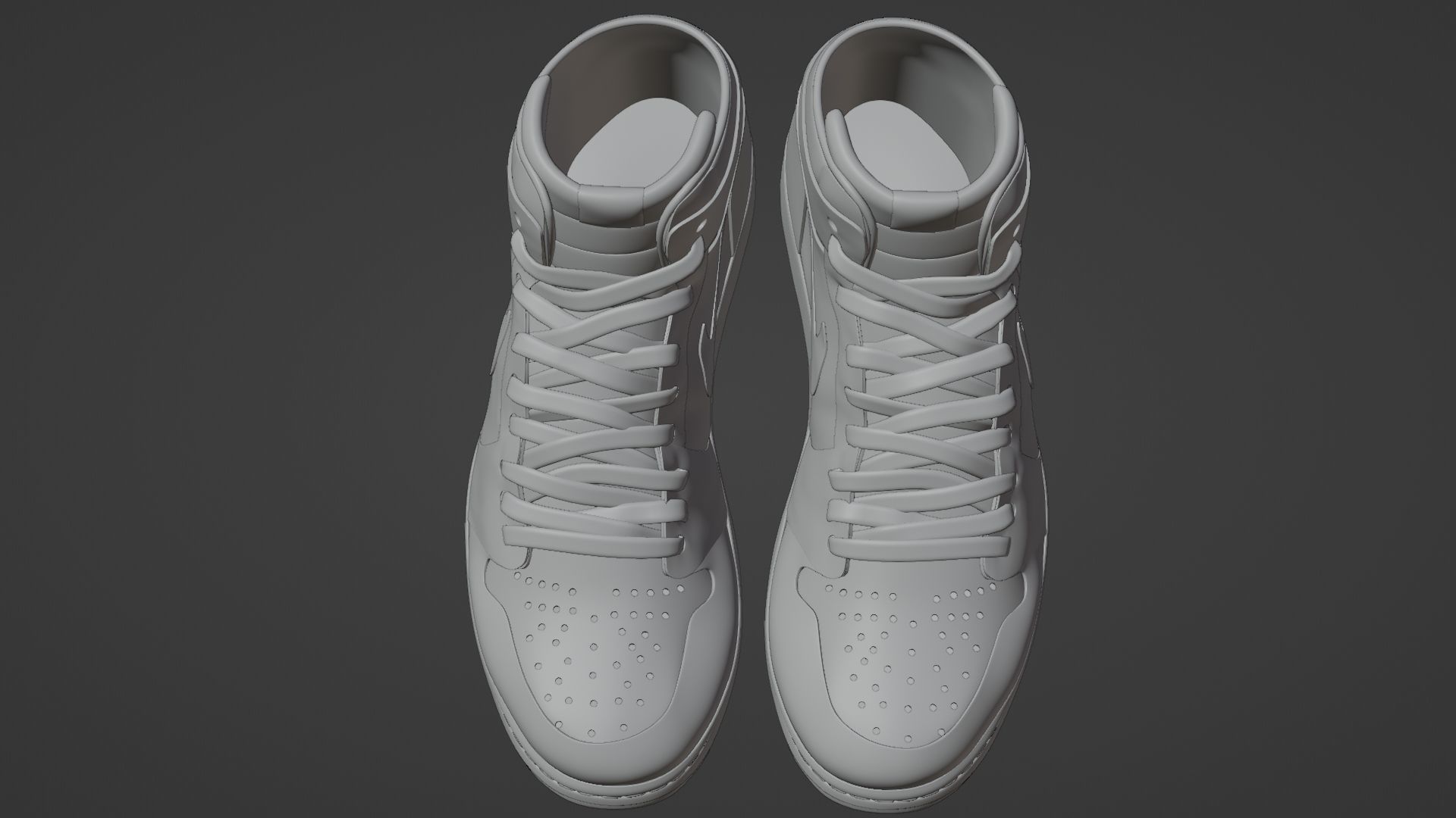 Air Jordan 1 Wolverine 3D model_10