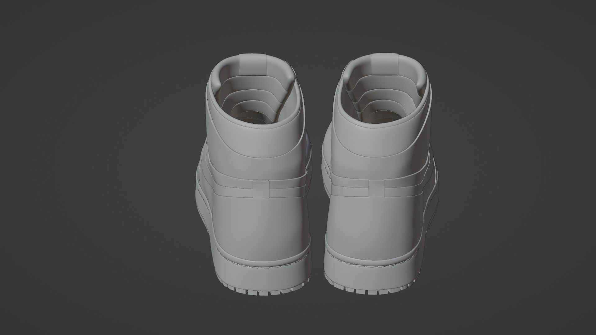 Air Jordan 1 Wolverine 3D model_9