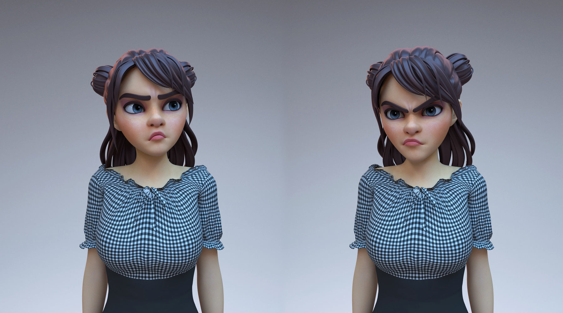 Mia Girl 3D model_3