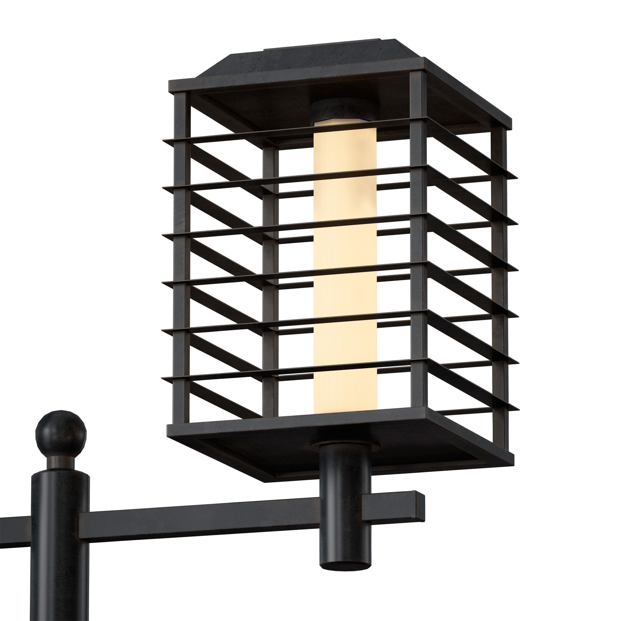 Street park lamp post 3D model_8